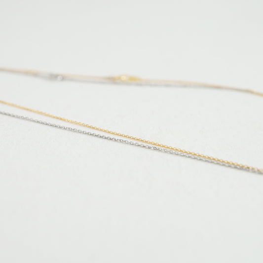 ネックレスチェーン(小豆)