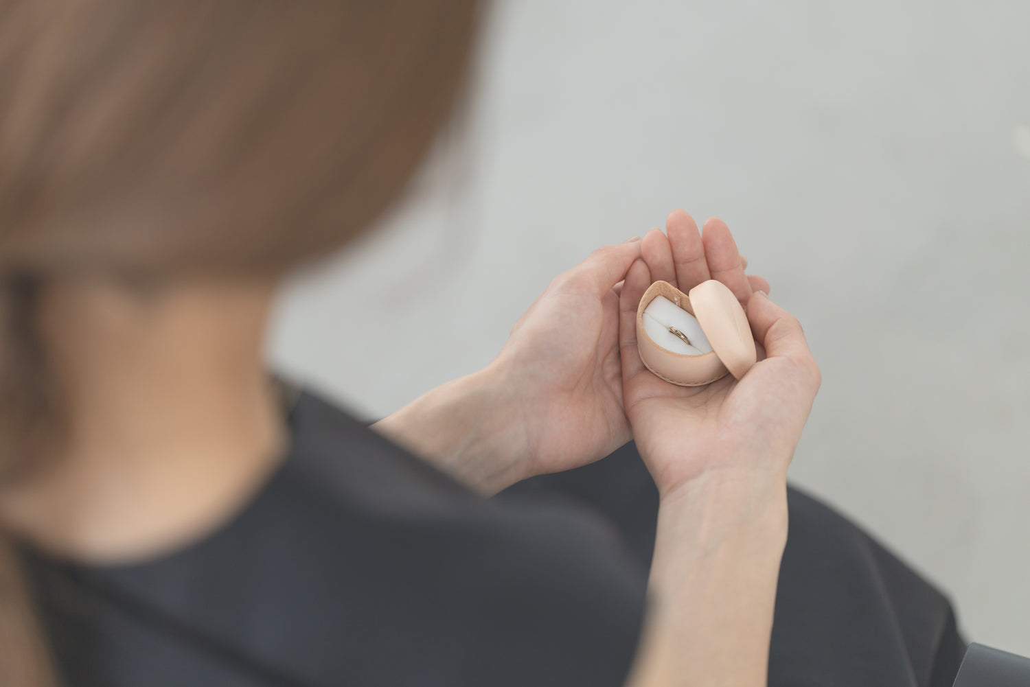 アトリエタマリのベビーリング、デザインオーバル