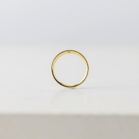 アトリエタマリの結婚指輪、デザインクレセント