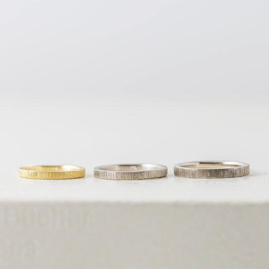 アトリエタマリの結婚指輪、デザインきざみ