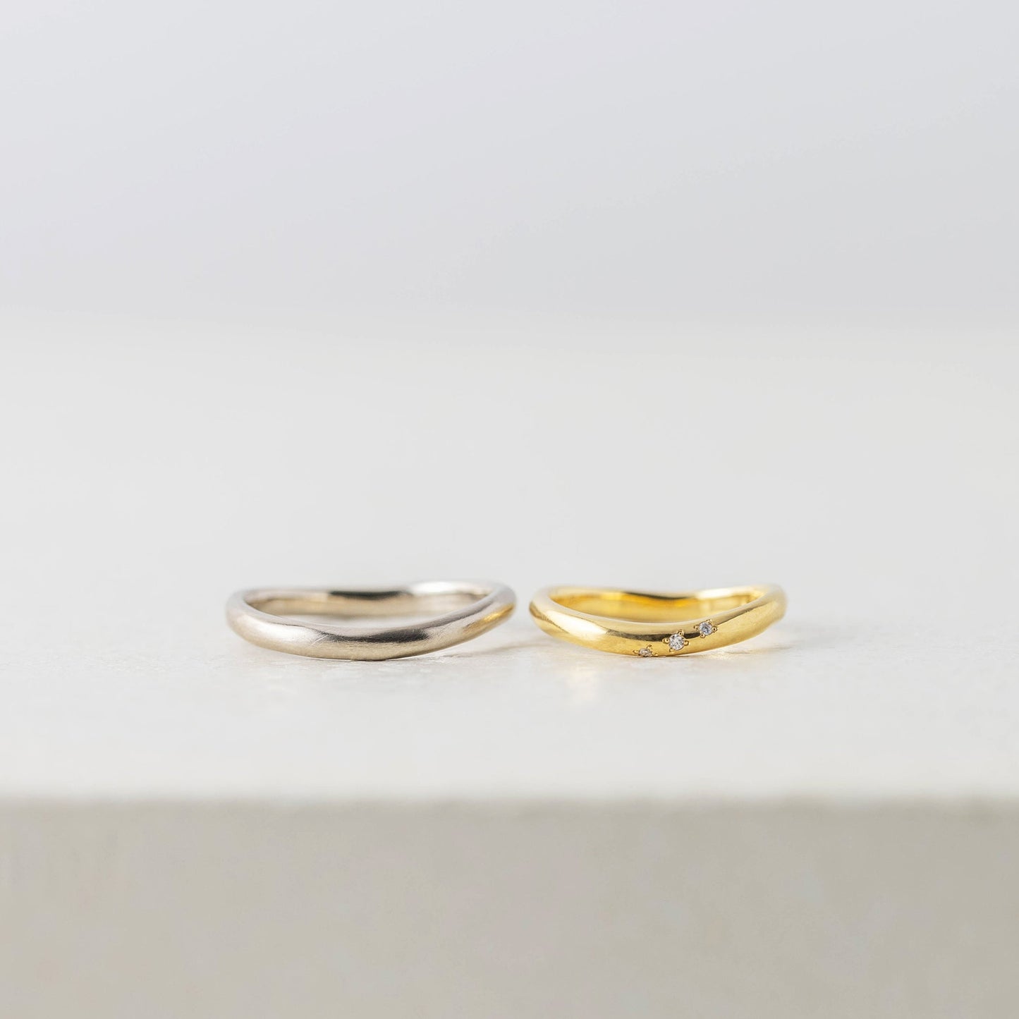 アトリエタマリの結婚指輪、デザインウェーブ