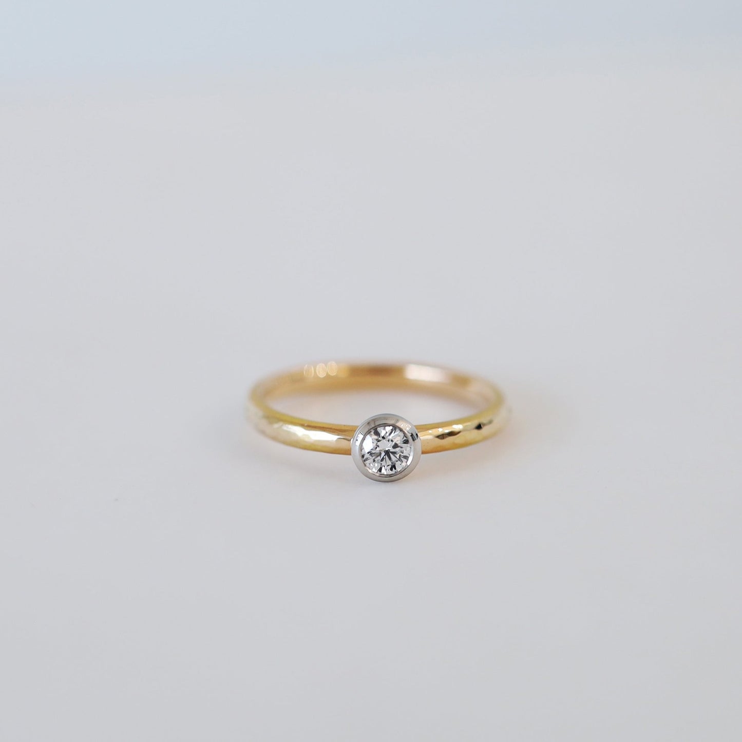 "drop" engagement ring