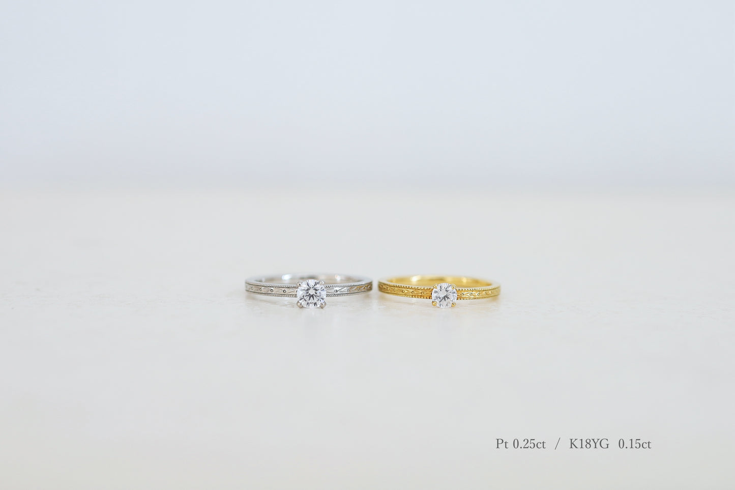 [0.15ct 0.17ct ]olive（オリーブ）エンゲージリング