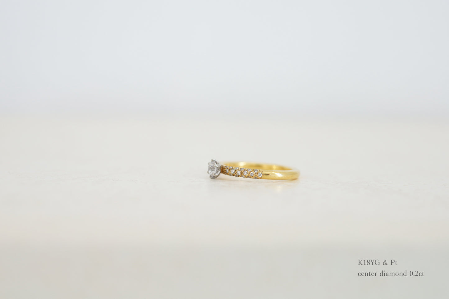 [ 0.2ct 〜 ]pave engagement ring（パヴェ エンゲージリング）