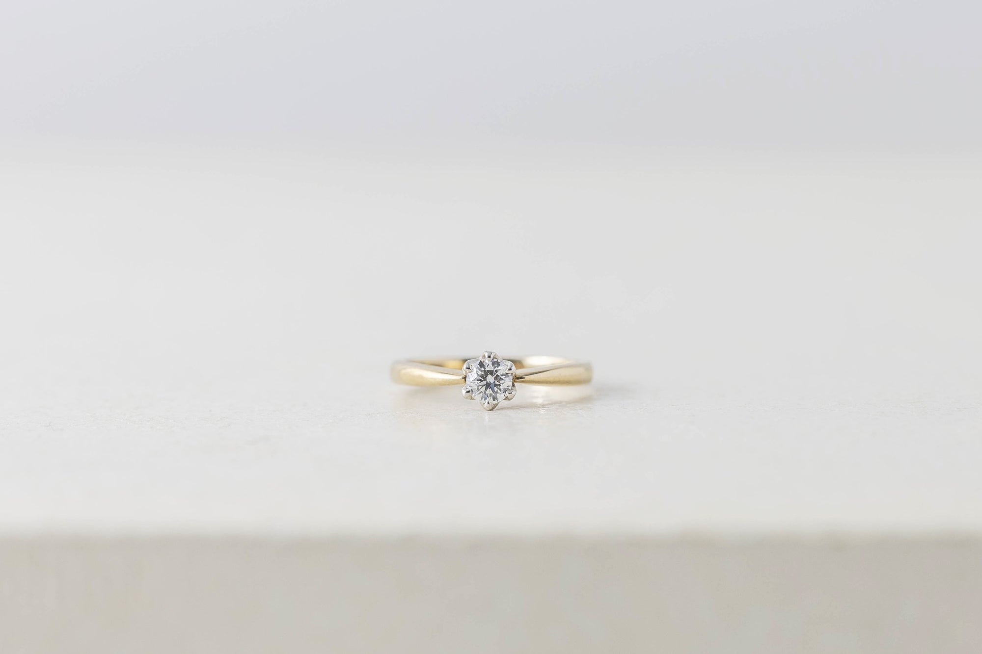 [0.2ct-]crown engagement ring（クラウンエンゲージ）