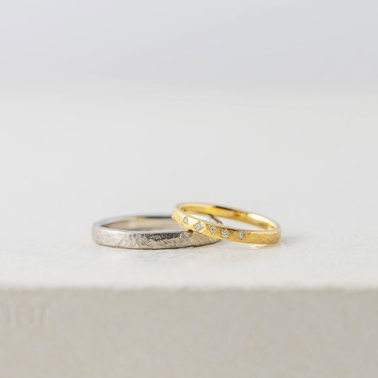 アトリエタマリの結婚指輪、デザインアース