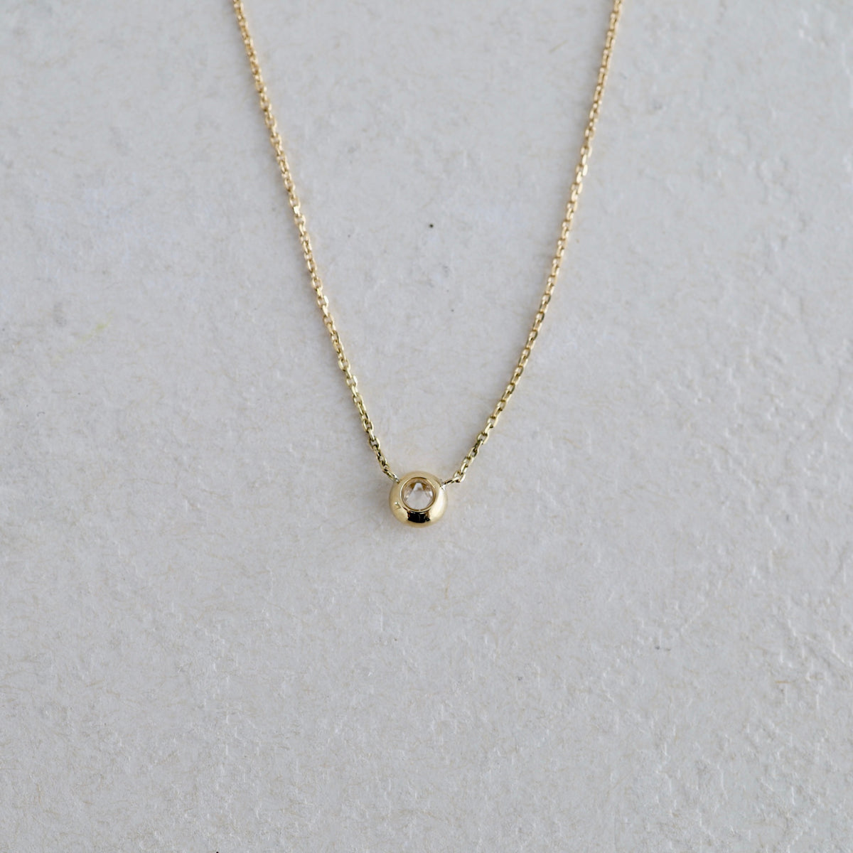 fleur necklace （rose cut）