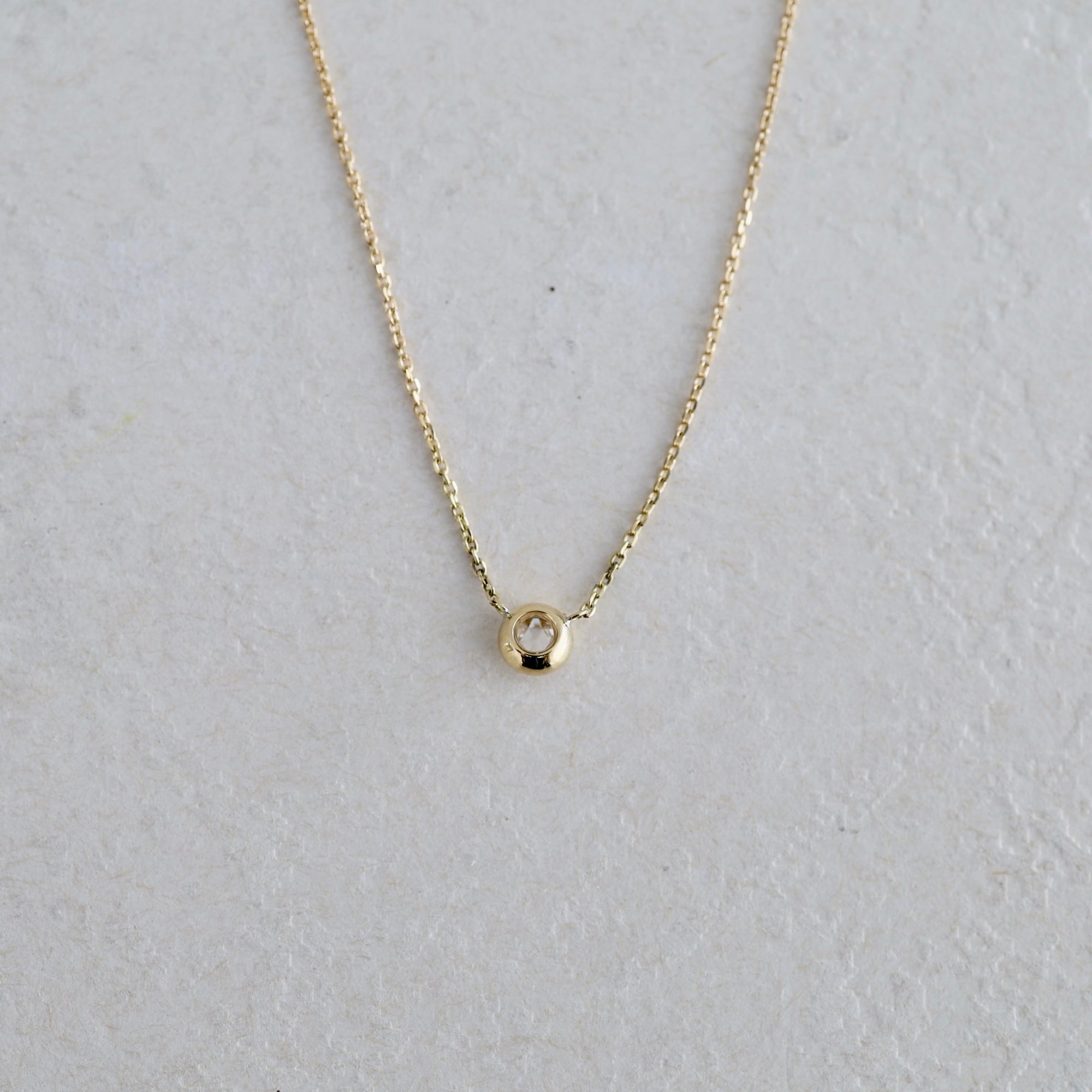 fleur necklace （rose cut）