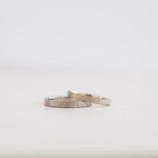 アトリエタマリの結婚指輪、デザインきざみ