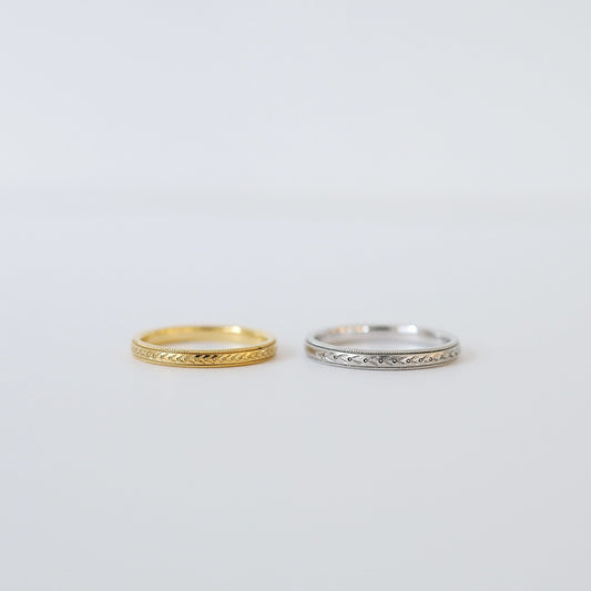 アトリエタマリの結婚指輪、デザインオリーブ