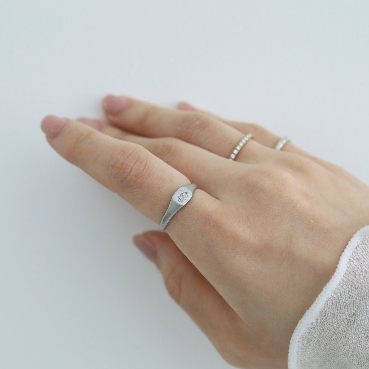 signet ring（ペット似顔絵リング）特別価格