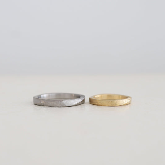 アトリエタマリの結婚指輪、デザインツイスト
